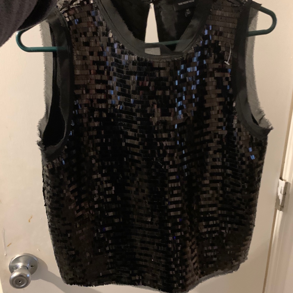 Sequin Black Shell